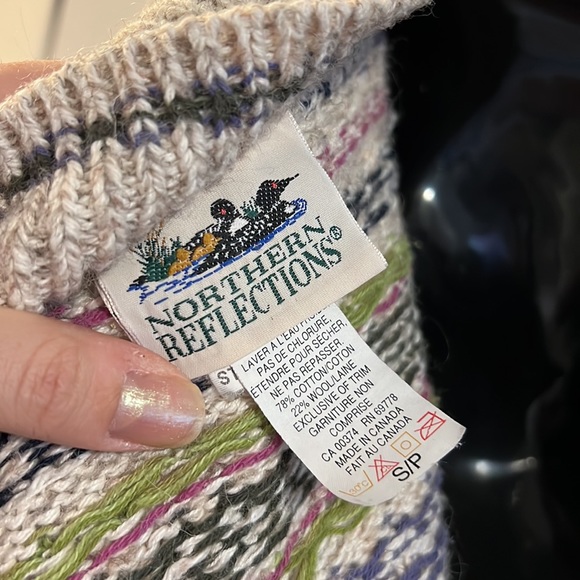Northern reflection vintage wool knit cardigan 😍🌈 - Picture 13 of 13